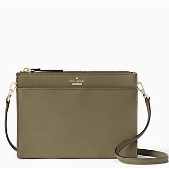 kate spade Handbags - HP🎉 Kate Spade Olive Green Crossbody Purse Bag